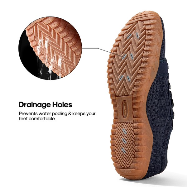 Men's & Women's Barefoot Water Shoes - BLUE - 4